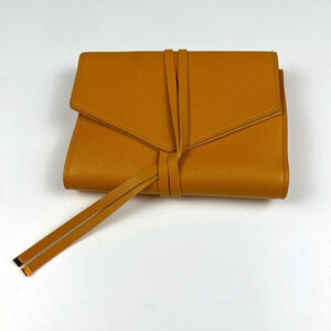 Glass Ladder & co Katherine Tech Organizer Roll vegan leather honey